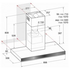 Hota decorativa Hotpoint Ariston HLB 9.8 AA X/HA